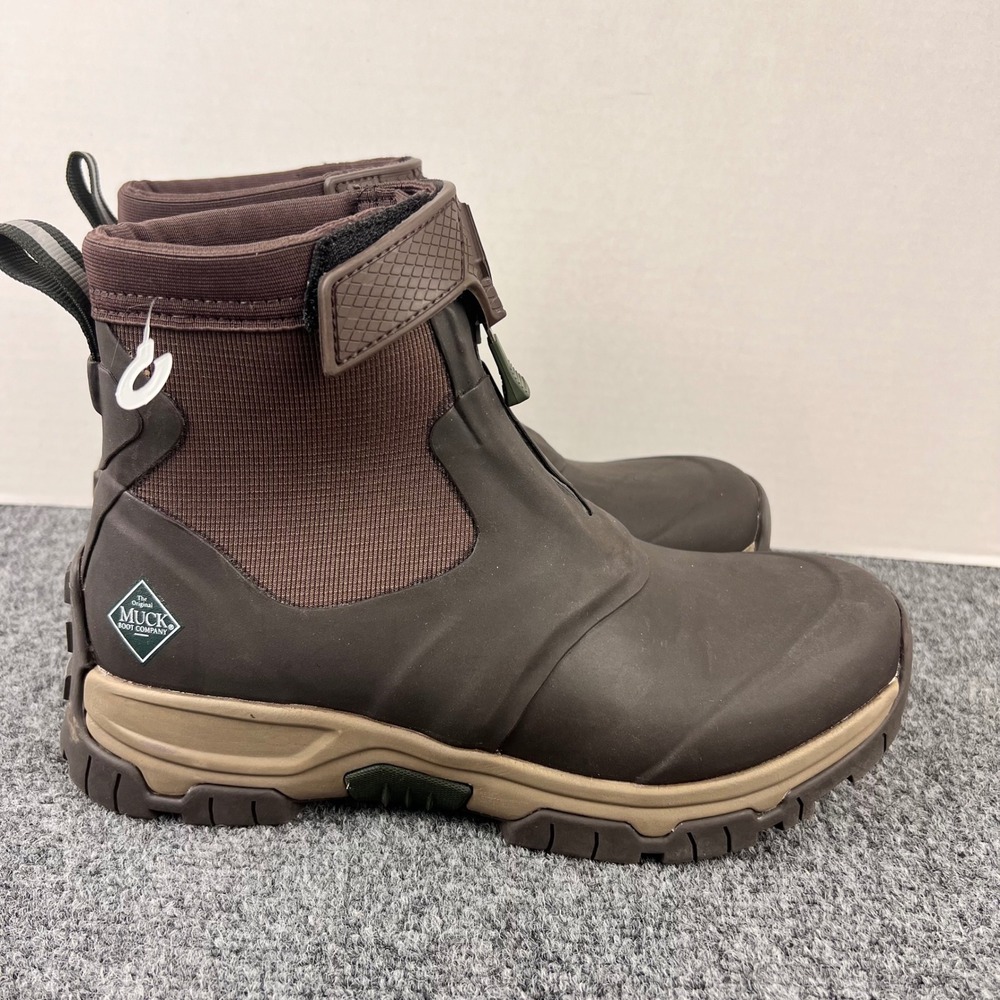 Muck Boot Company Apex Mid Zip Mens 8 Dark Brown Waterproof Outdoor Boots